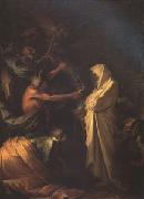 Salvator Rosa The Spirit of Samuel Called up before Saul by the Witch of Endor (mk05) oil